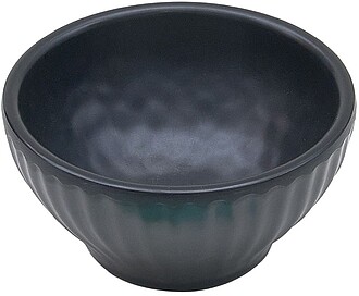 Molheira 08x4cm Melamina Redonda AQUA BLACK 1un