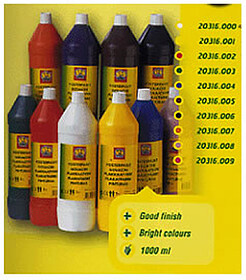 ALT-SES20306-006 : Tinta Preta para Pintura 1 Litro - Finger...