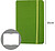 Bloco de Notas Liso 14x9cm Semi Pele Verde 116 Folhas ALT-SMD6202 - imagem 1