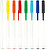 SENA.Esferográfica. pag 58/2016 cores 03,04,05,06,08,09,10,13 - imagem 1