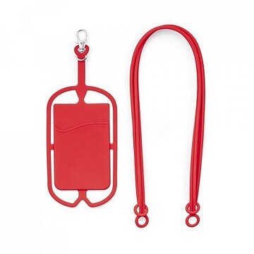 Porta-cartões com suporte para smartphone