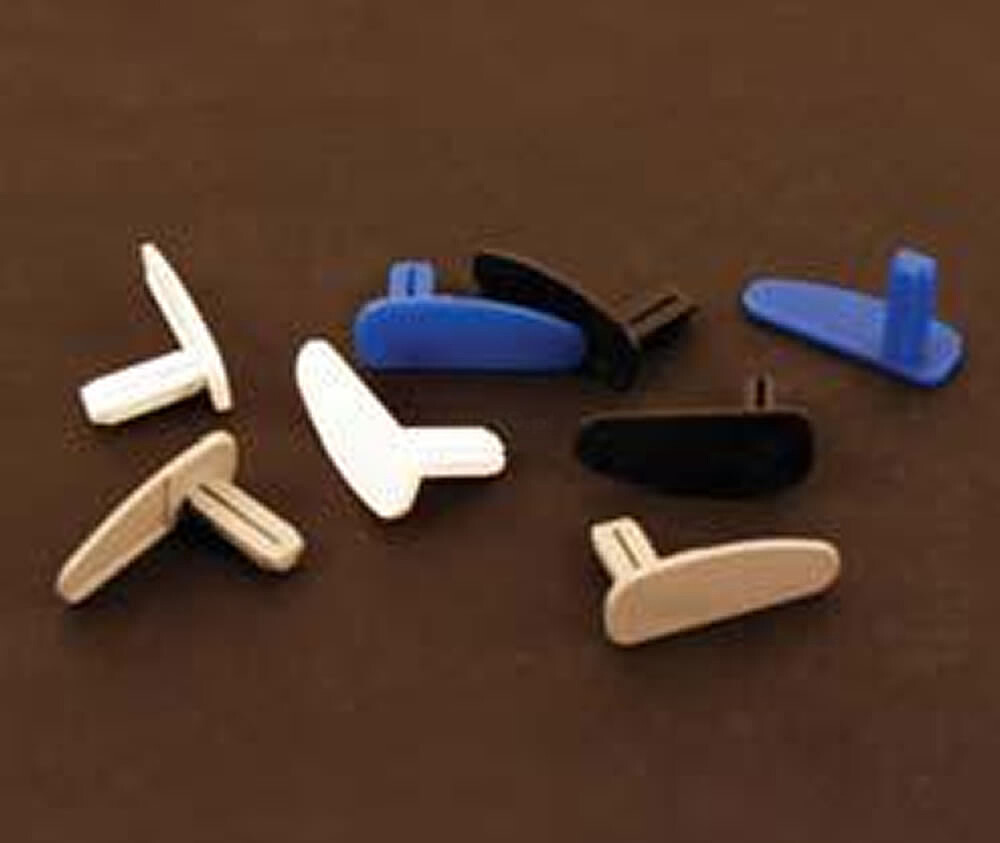 Topos p/ baguete Klemfix 36mm - Azul - 2 unidades