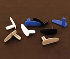 Topos p/ baguete Klemfix 36mm - Azul - 2 unidades