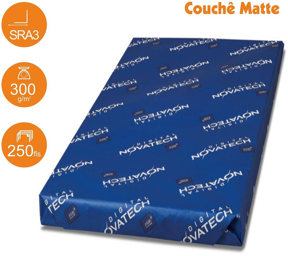 Novatech DIGITAL SILK MATE 300g : SRA3 32x45cm : 250fls/emb