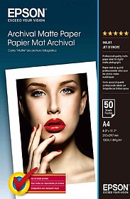 C13S041342 : Epson Papel Mate de Arquivo A4 (50 Folhas)