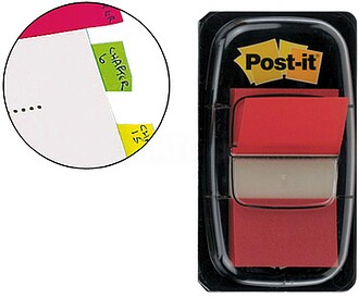 680-1 Índice de Post-it Dispensador com 50 Marcadores Repos...