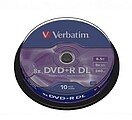 DVD+R Dupla Camada 8x 8,5GB (Embalagem 10 Unidades) 43666