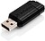 Pen USB 2.0 Verbatim Pinstripe 64GB preto 49065 - imagem 1