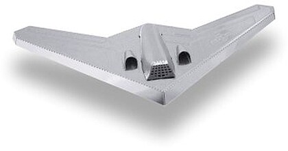 MMS026 : Maqueta 3d Metal Fascinations Avião Lockheed Martin Rq-170 Sentinel