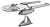 Maqueta 3D Metal Fascinations Star Trek Uss Enterprise NCC-1701 Montagem sem Cola Nem Solda MMS280 - imagem 1