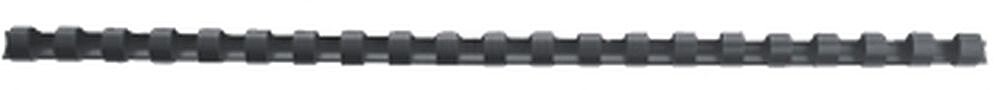 Pacote GBC Combbind de 100 Canutilhos de Encadernação 6mm - Durável e Resistente - Preto