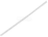 PACK DE 100 ESPIRAIS EM METAL PRATA 8MM : Espiral Metálica Simples FEL-5102001