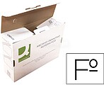 Caixa Arquivo Definitivo Q-Connect Folio Cartao Reciclado Montagem Automatica Fecho com Lingueta Medidas: 255 X 360 X 10 KF22349 (7722401)