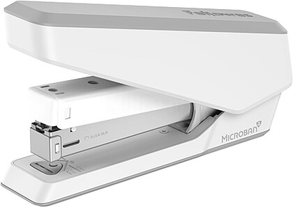 Agrafador Fellowes LX850 com Proteção Microban - Até 25 Folhas - Retirador de Agrafos Removível - Visualizador de Agrafos - Cor Branca 5011801