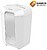 Trituradora de Papel Manual Fellowes LX70 Corte em Partículas P-4 - Tritura até 11 Folhas - Bloqueio de Segurança - Capacidade do Cesto de 18L - Cor Branca - imagem 1