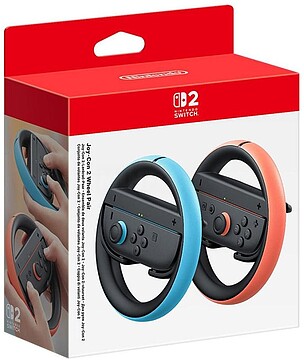 COMBO 2 CONTROLES JOY-CON: Pack de Volante Joy-Con para Controladores Nintendo Switch 2/ 2 unidades