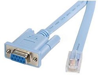 CABLE 1 8M GESTION ROUTER : CONSOLA CISCO RJ45 A SERIE DB9