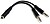 DIVISOR 2XMINIJACK 3PIN A 4PIN - imagem 1