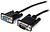 Startech Cable de Extensión Serial DB9 Macho/Hembra 2m MXT1002MBK - imagem 1