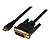 Cable 1M Mini HDMI a DVI-D - imagem 1