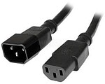 Startech Cable Extensor de Alimentación de Ordenador C14 a C13 1m PXT1001M