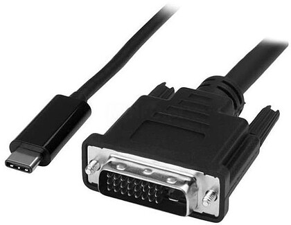 str-CDP2DVIMM1MB : 1M USB TYPE-C TO DVI ADAPTER : CABLE-USB-C TO DVI-2560X1600