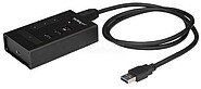 Hub Concentrador USB 3.0 USB a : 3X USB-A 1X USB Tipo C Ladron str-HB30A3A1CST