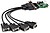 StarTechcomTarjetaAdaptadoraPCIExpressSeriede4PuertosRS232UART16950PerfilBajo - imagem 1