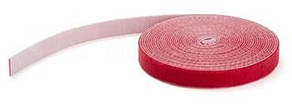 HKLP25RD : StarTech.com - Bobina de Gancho y Bucle - Brida de velcro - 7.62m Rojo