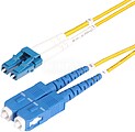 StarTech.com 10m (30ft) LC to SC (UPC) OS2 Single Mode Duplex Fiber Optic Cable, 9/125µm, Laser Optimized, 10G, Bend Insensitive, Low Insertion Loss - LSZH Fiber Patch Cord (SMLCSC-OS2-10M) - Cabo patch - monomodo LC/UPC (M) para modo úni