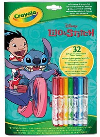 SS58551 : Crayola - Folhas de Colorir Lilo & Stitch + marcad...