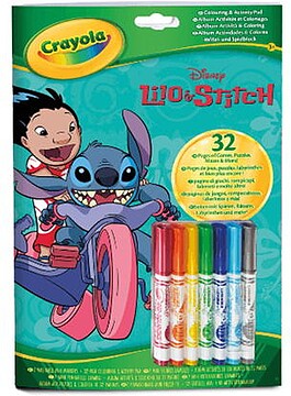 SS58551 : Crayola - Folhas de Colorir Lilo & Stitch + marcadores