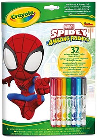 SS59242 : Crayola - Folhas de Colorir Spidey + marcadores