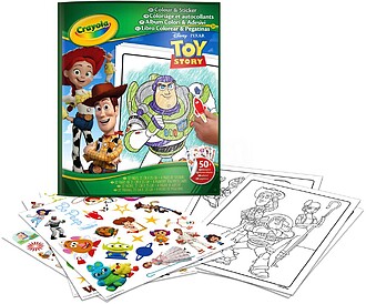 SS59243 : Crayola - Folhas de Colorir Toy Story + stickers