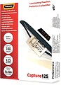 Fellowes Pack de 125 Protectores para Plastificar Cartões Brilho 65 x 95 mm - 125 Micras - Alta Qualidade - Transparente 5306702