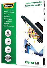 Fellowes Pack de 100 Envelopes para Plastificar Brilho A4 - ...