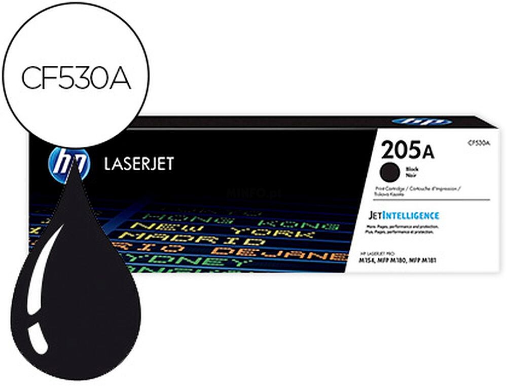 Cartucho de Toner Original HP CF530A Preto - 205A