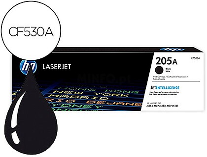 Cartucho de Toner Original HP CF530A Preto - 205A