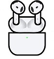 Auriculares sem fios Apple AirPods 4ª Geração - Estojo de carregamento - USB-C - Cor Branca