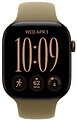 Apple Watch Series 12/ GPS/ Cellular/ 46mm/ Bronce Oscuro/ Correa Deportiva Verde Oliva (M/L) MJGE4QL/A