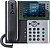 Poly Edge E550 - Telefone VoIP com identificação do chamador/chamada em espera - tridirecional capacidade de chamada - SIP, SDP 82M91AA - imagem 1