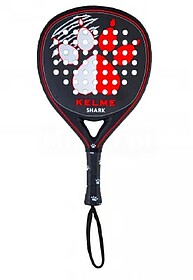 Pala de Padel Kelme Shark - Forma Mista - Marco 100% Carbono...