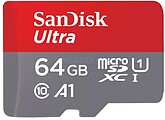 microSDXC Ultra de 64 GB 140 MB/s + Adaptador SD SDSQUAB-064G-GN6MA
