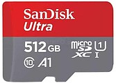 Cartão de memória microSDXC SanDisk Ultra - 512GB - Classe 10 - microSDXC - 150MB/s SDSQUAC-512G-GN6MA