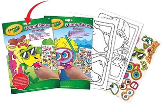 SS56448 : Crayola - Folhas de Colorir Funny Faces + stickers