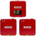 Microfono Rode Wireless GO Iii Red USB-C/TRS/20Hz/OMNIDIRECTIONAL/ALCANCE 260M WIGOGEN3RED