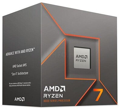 100-100001590BOX Processador AMD Ryzen 7 8700F 4.1 - 5GHz box