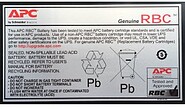 Cartucho de Bateria de Substituição APC #2 RBC2
