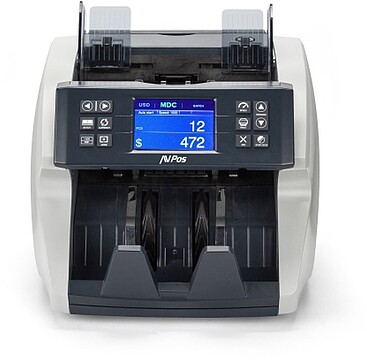 AVPos Contador/Detector de Bilhetes AVP-DTC180 - Conta a Quantidade de Bilhetes, o Valor Subtotal e o Valor Total - 1200 Bilhetes mínimo - Cor Preta