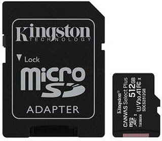Cartão Micro SDXC Kingston 512GB Classe 10 100MB/s Canvas S...